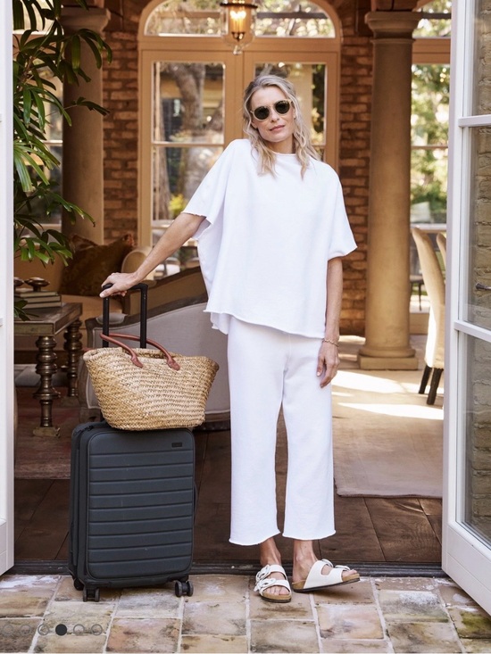 Frank & Eileen Pants - Frank & Eileen Crisp White Malibu travel set